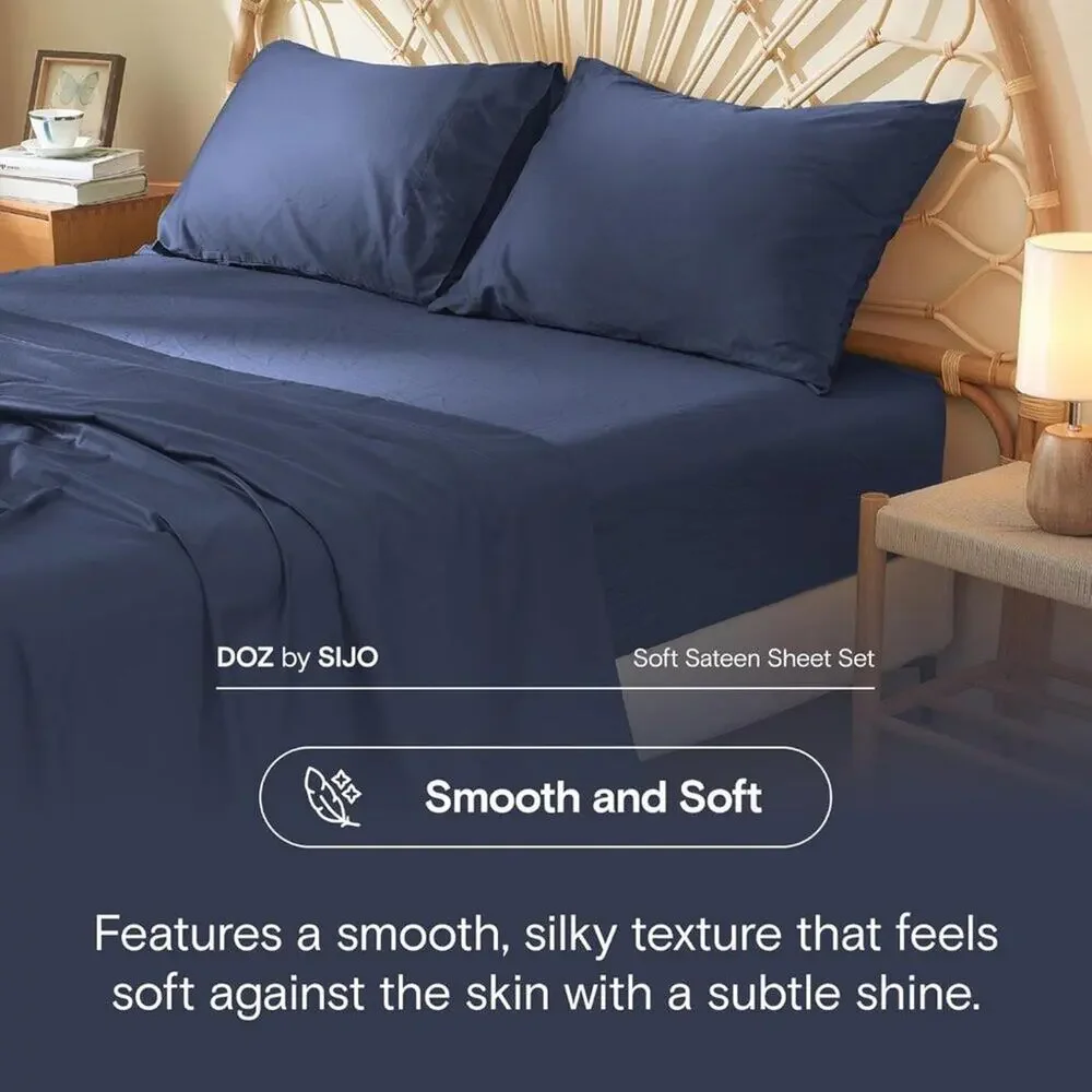 NWT Sijo DOZ Duvet Cover Sapphire Blue King/Cali King